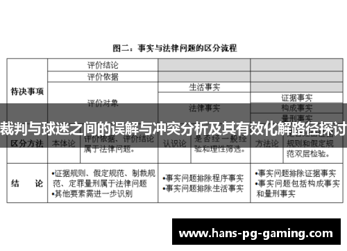 裁判与球迷之间的误解与冲突分析及其有效化解路径探讨