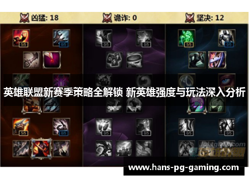 英雄联盟新赛季策略全解锁 新英雄强度与玩法深入分析